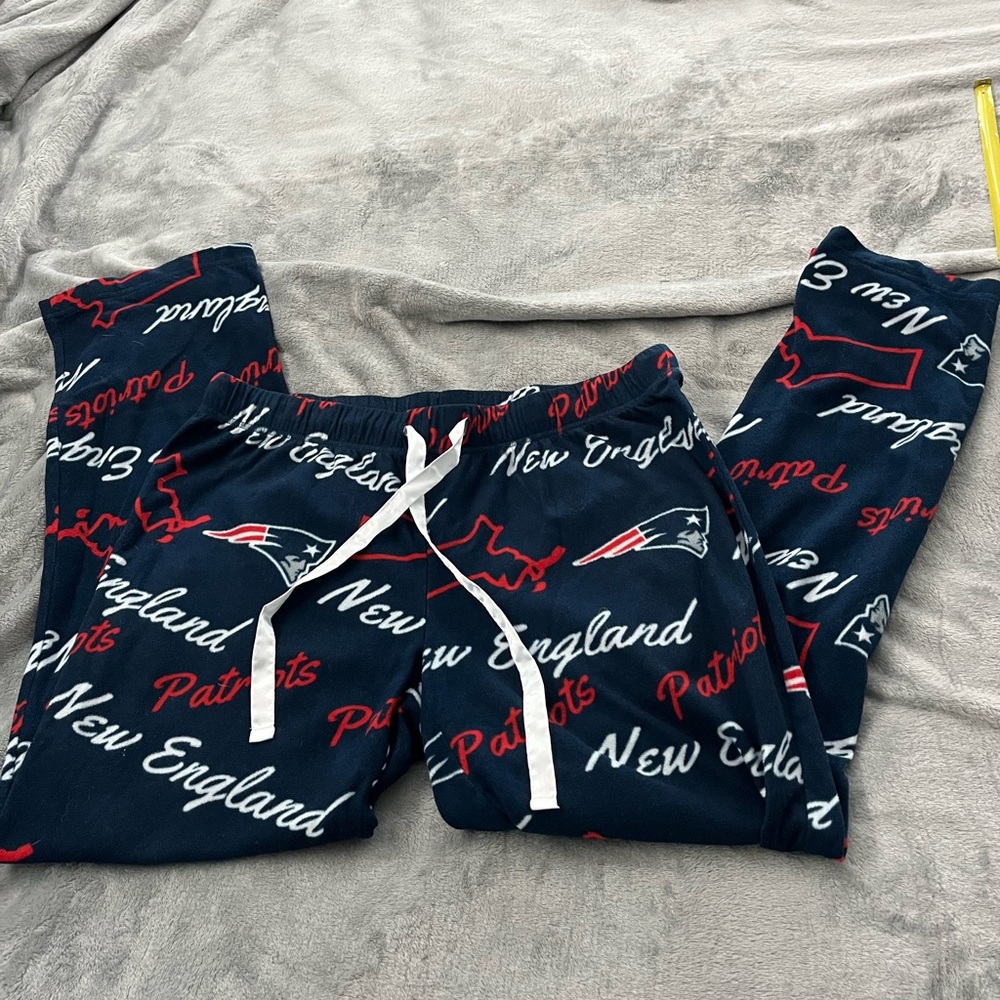 NFL New England Patriots Apparel Navy and Red Lounge Pants